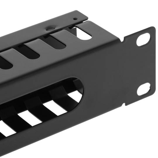 Pannello passacavi per rack 19