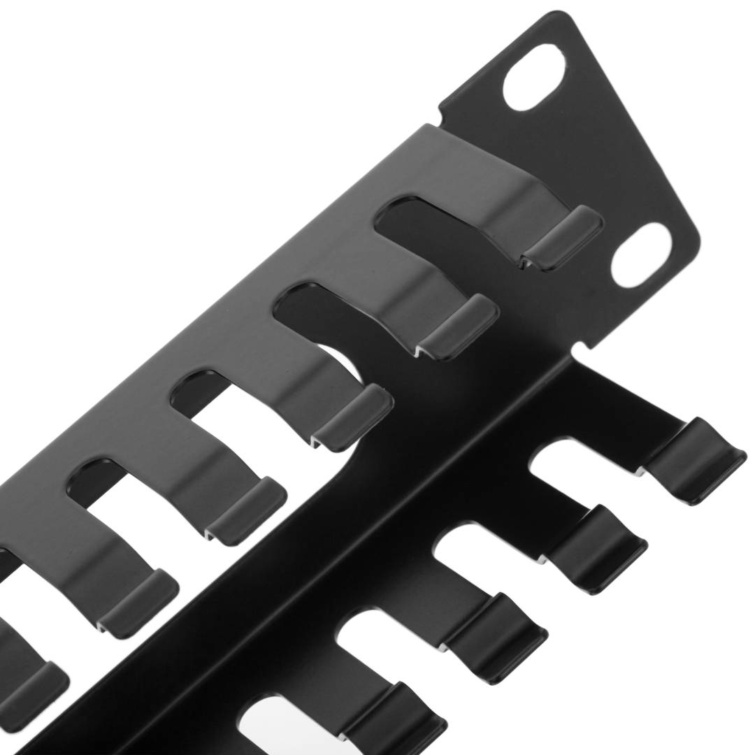 Pannello passacavi per rack 19