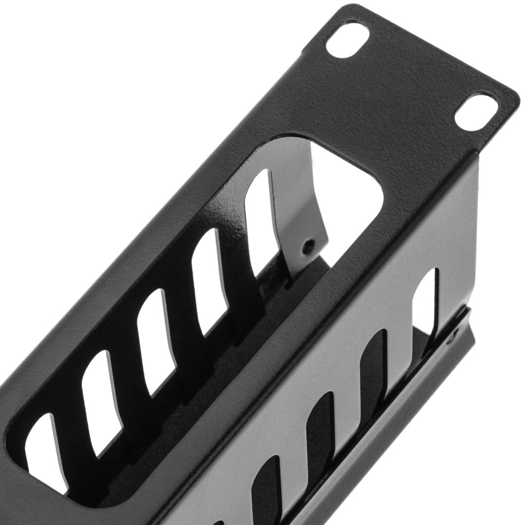 Kabelbeheerpaneel voor 1U x 80 mm rackkast