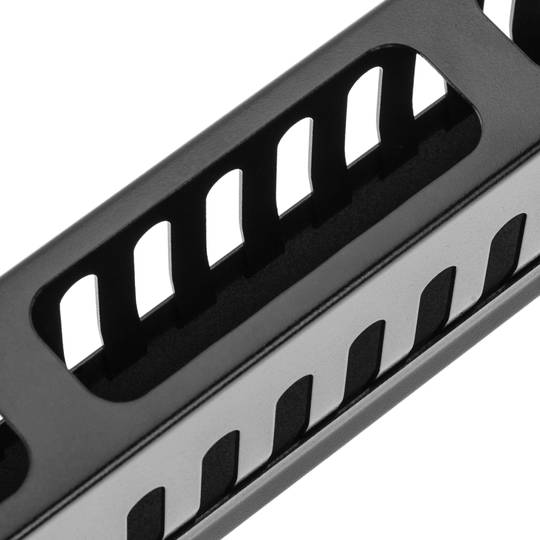 Kabelbeheerpaneel voor 1U x 80 mm rackkast