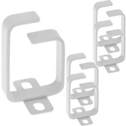 Packung mit 5 Kabelführungsringen für Rack 19 von 45 x 60 Weiß
