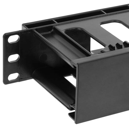 Kunststof kabelgeleidingspaneel voor 19