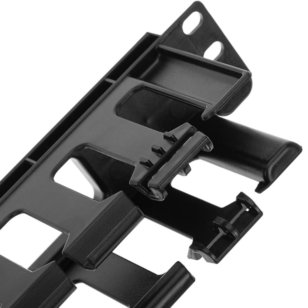 Kunststof kabelgeleidingspaneel voor 19