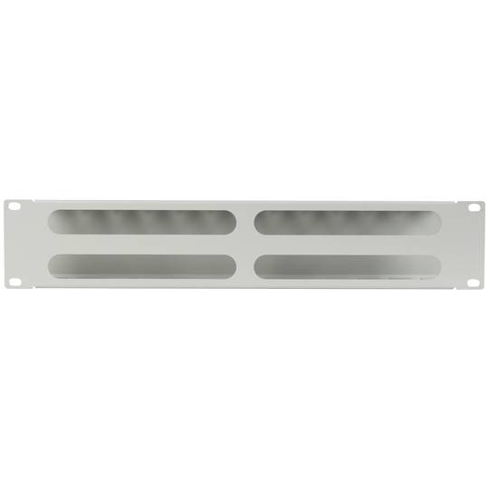 Panel guíacables blanco para armario rack 19