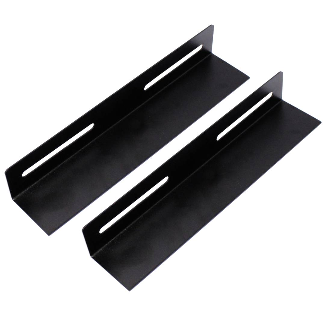Guies laterals fixes de suport per a armari rack 19 negre 250mm