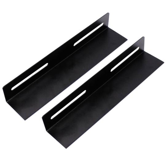 Guies laterals fixes de suport per a armari rack 19 negre 250mm