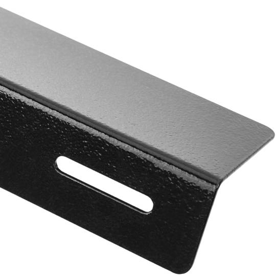 Vaste zijgeleiders voor rackkaststeun 19 zwart 350mm