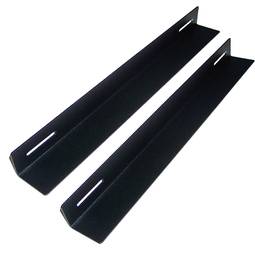 Vaste zijgeleiders voor rackkaststeun 19 zwart 450mm