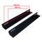 Guide laterali fisse per supporto armadio rack 19 nere 450mm