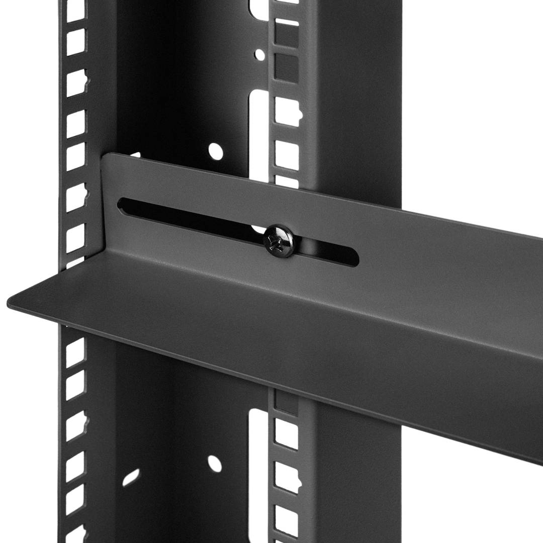 Guias laterais fixas para suporte de rack 19 preto 525mm