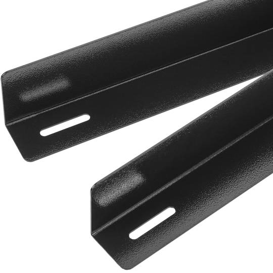 Feste seitliche Stützschienen für Rackschrank 19 schwarz 650mm