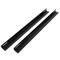 Guide laterali fisse per supporto armadio rack 19 nere 750mm