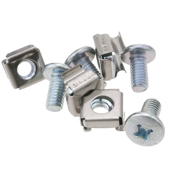 Guide laterali fisse per supporto armadio rack 19 nere 750mm