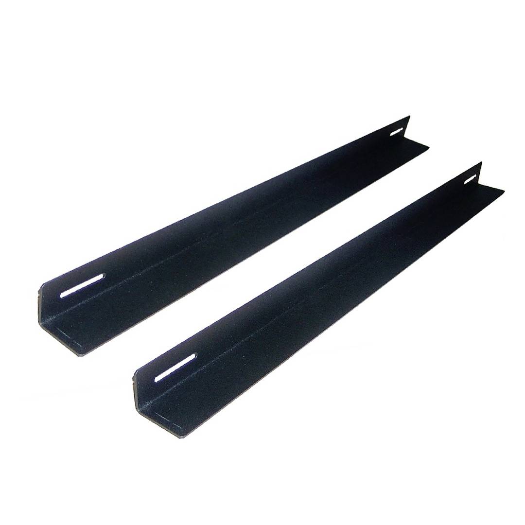 Vaste zijgeleiders voor rackkaststeun 19 zwart 850mm