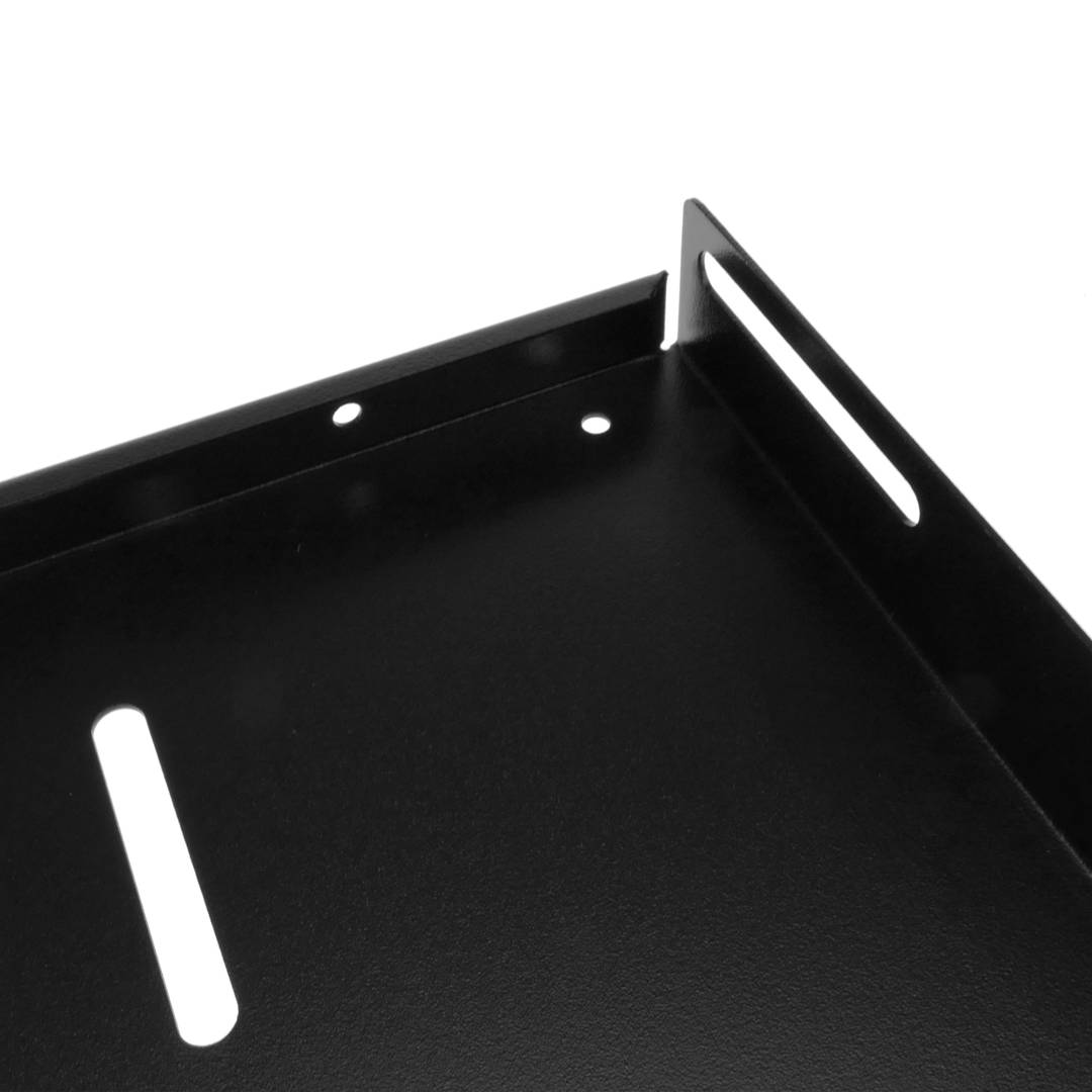 Vassoio fisso per rack 19 con larghezza 490 mm e fondo 350 mm