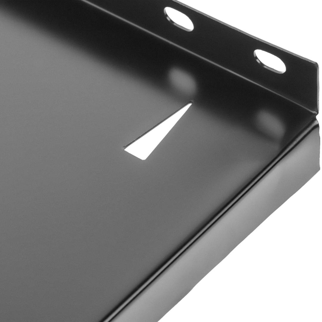 Vassoio fisso per rack 19 con larghezza 490 mm e profondità 450 mm