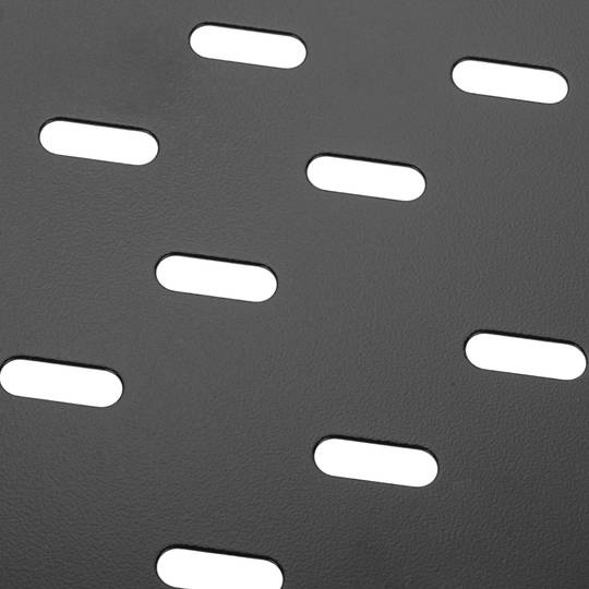 Bandeja fija para Rack 19 con ancho 490 mm y fondo 525 mm