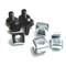 Screws M6 for Rack 19 4-pack of black color