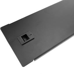 Panneau d'obturation 2U pour serveur rack 19" Couvercle métal noir