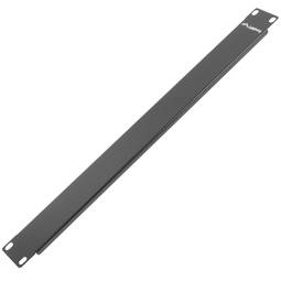 Zaślepka 1U do szafy rack 19" Czarna osłona Lanberg AK-1401-B