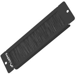Pannello pressacavo per armadio rack 10" a soffitto e pavimento con spazzola 1U Lanberg AK-1104-B