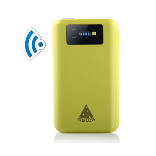 Wireless Router 150 Mbps repeater 7800mAh battery bank and multimedia storage