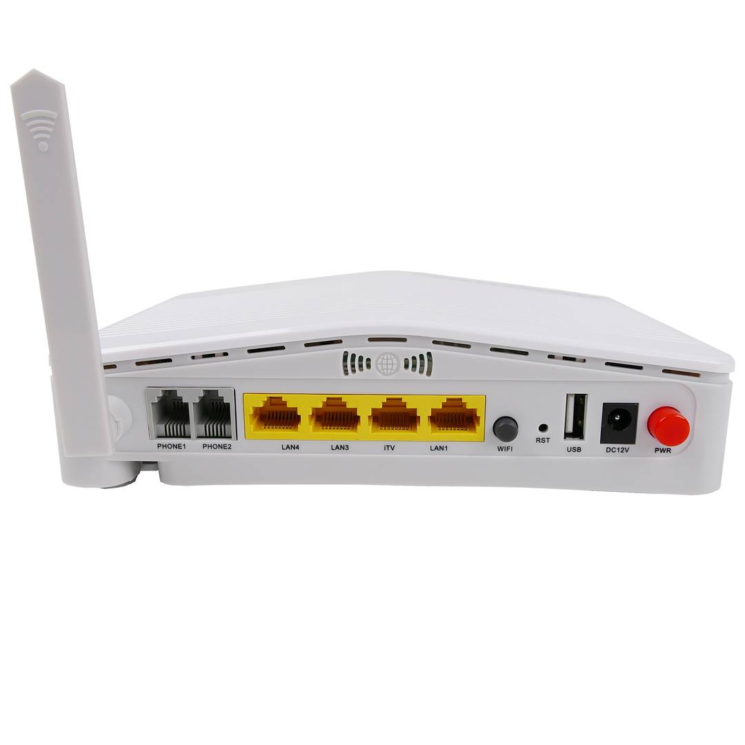 Router WIFI para fibra óptica FTTH EPON compatible GE FE VOIP modelo FHR2421K