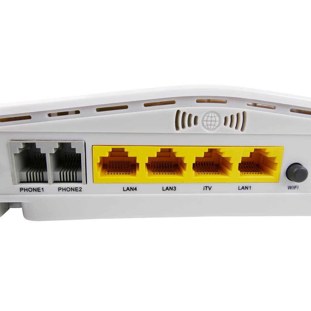 Router WIFI para fibra óptica FTTH EPON compatible GE FE VOIP modelo FHR2421K