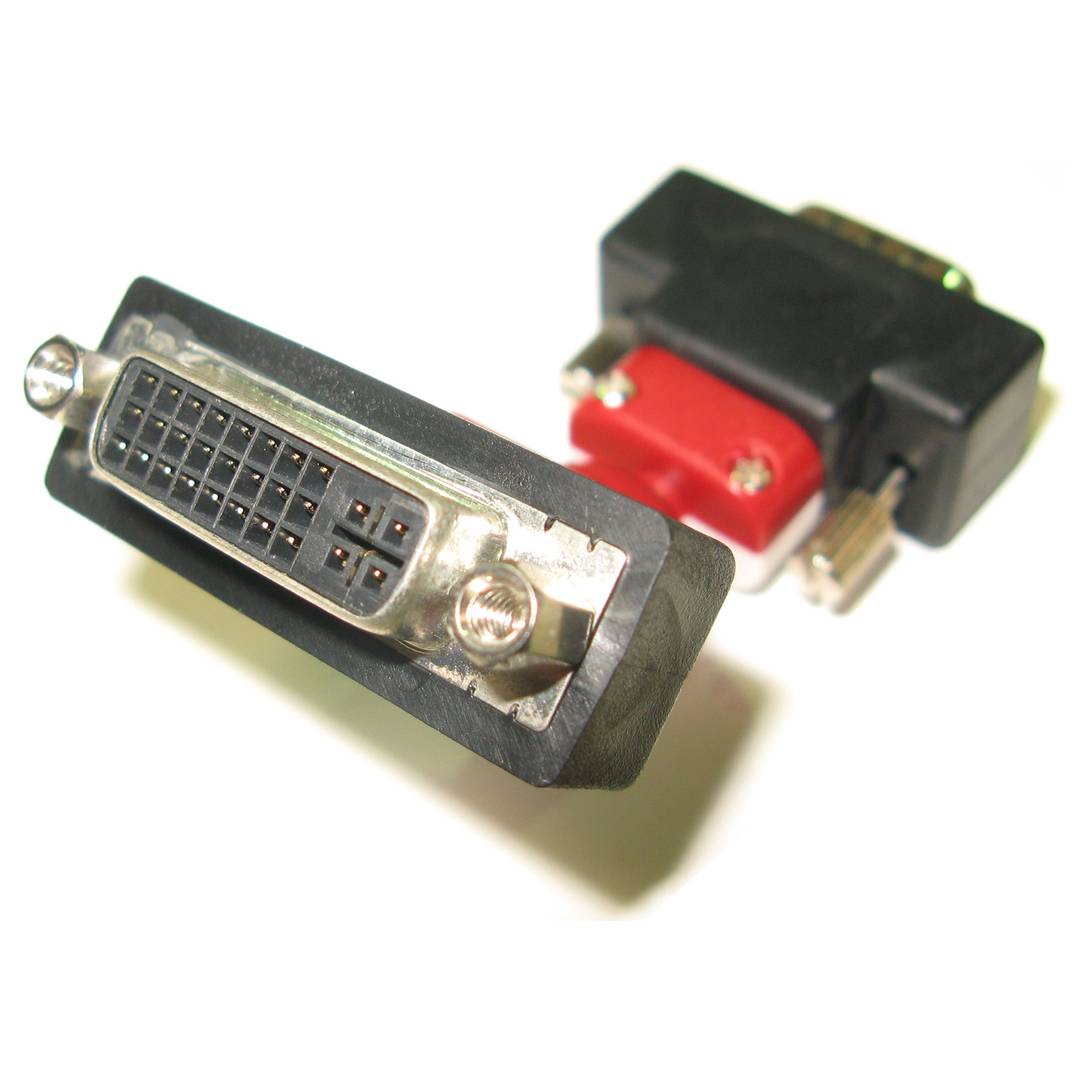 Adaptateur DVI Rotor (DVI-I M/HD15-M)