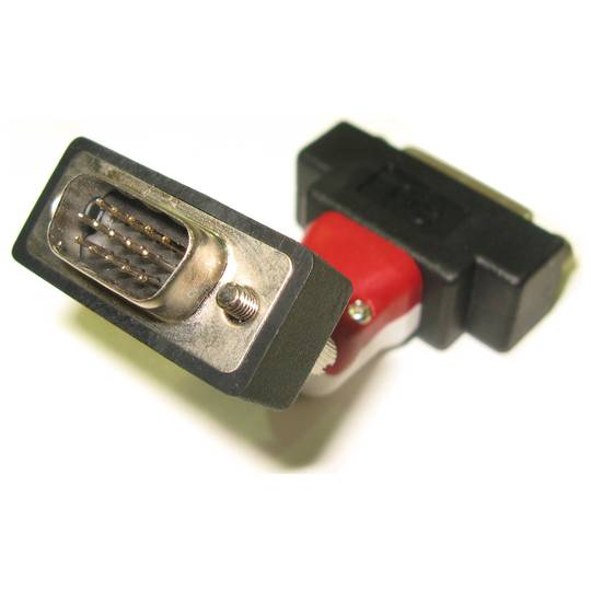 Adaptateur DVI Rotor (DVI-I M/HD15-M)