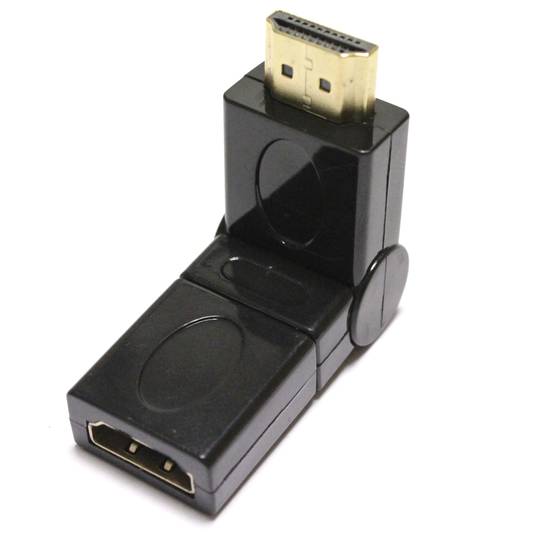 Obrotowy adapter HDMI-A-męski na HDMI-A-żeński