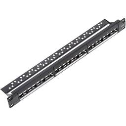 Patch panel para 24 Keystone rack de 19 110 com pente