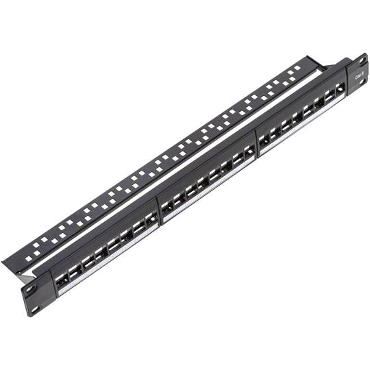 Patch panel rack 19 16-portowy 1U typ 110 do konfigurowalnego keystone