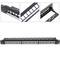 Patch panel rack 19 16-portowy 1U typ 110 do konfigurowalnego keystone