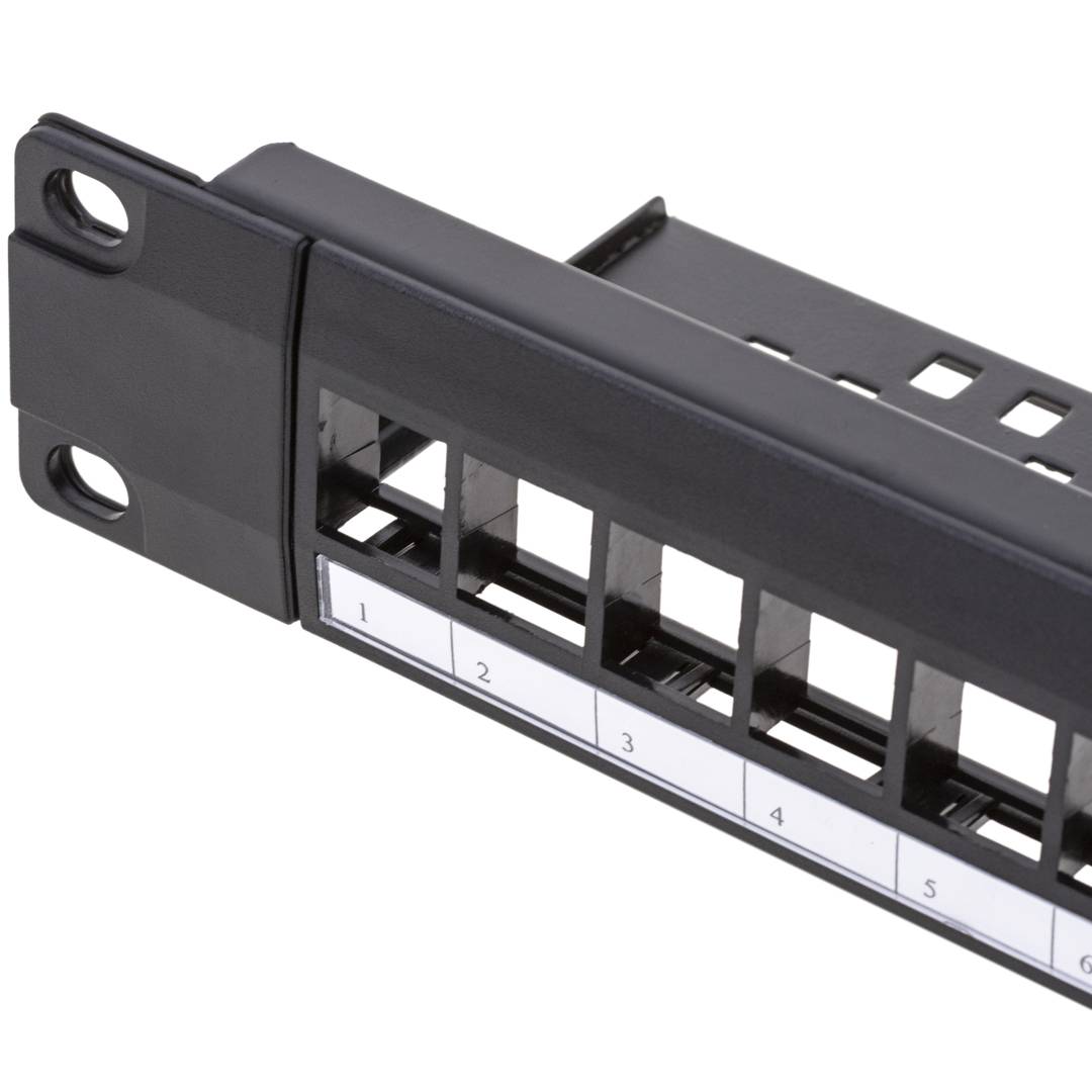 Patch Panel for keystone rack 19 to 24 110 with comb