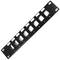 8port rack10 Patch Panel 1U para o tipo de distorção 110 configurável