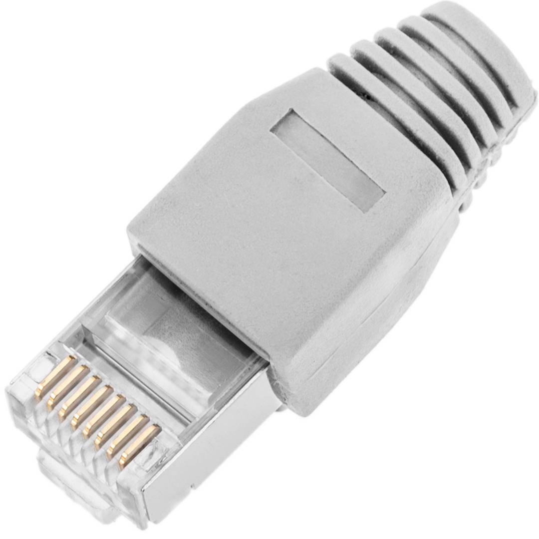 Coberta de goma per connector RJ45 de color gris