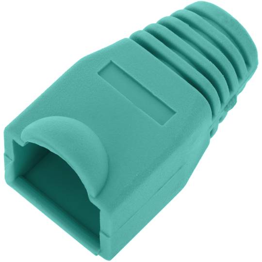 Coberta de goma per connector RJ45 de color verd