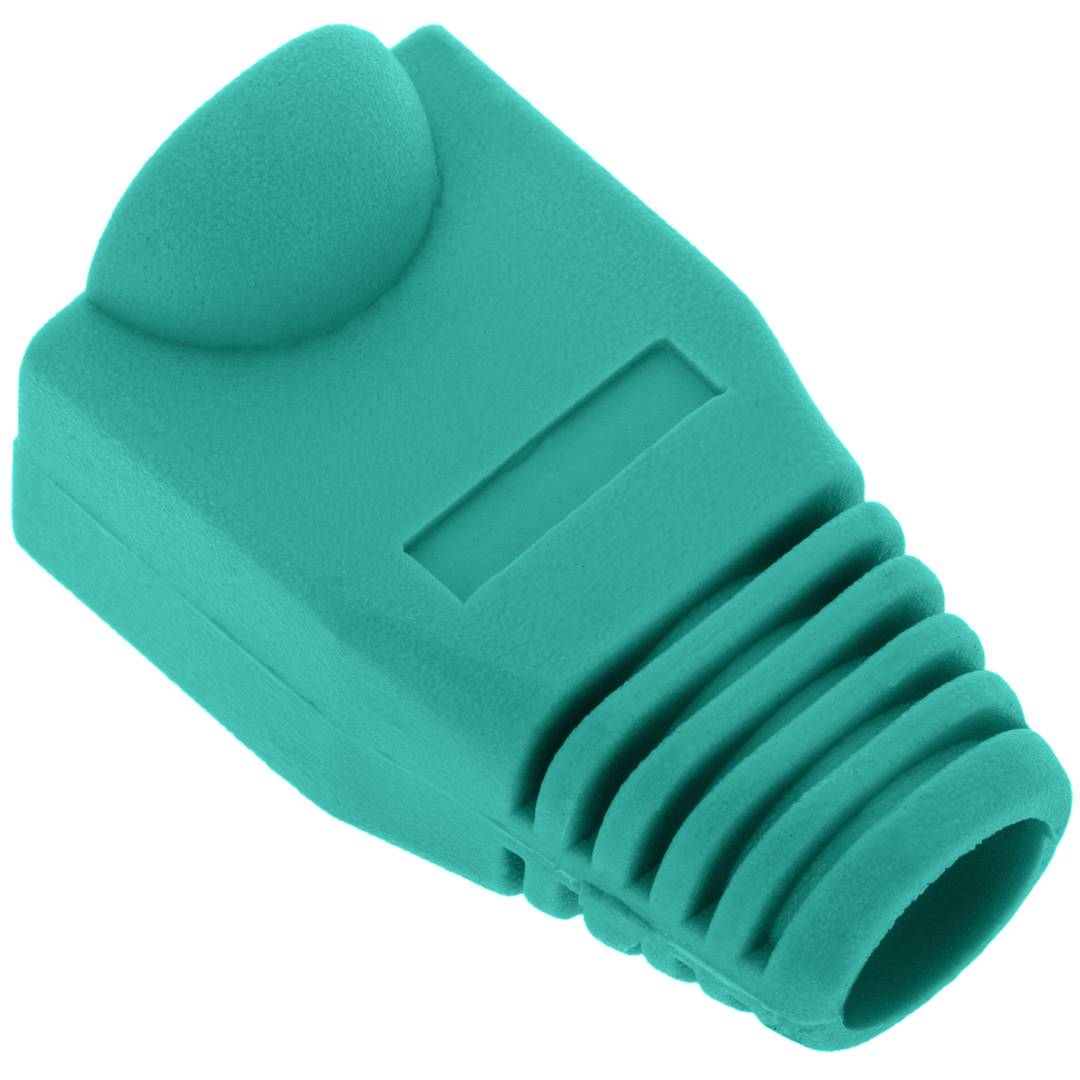 Coberta de goma per connector RJ45 de color verd