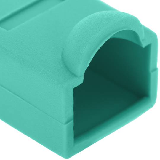 Coberta de goma per connector RJ45 de color verd