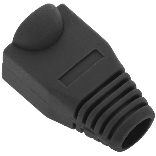 Soufflet à un connecteur RJ45 noir