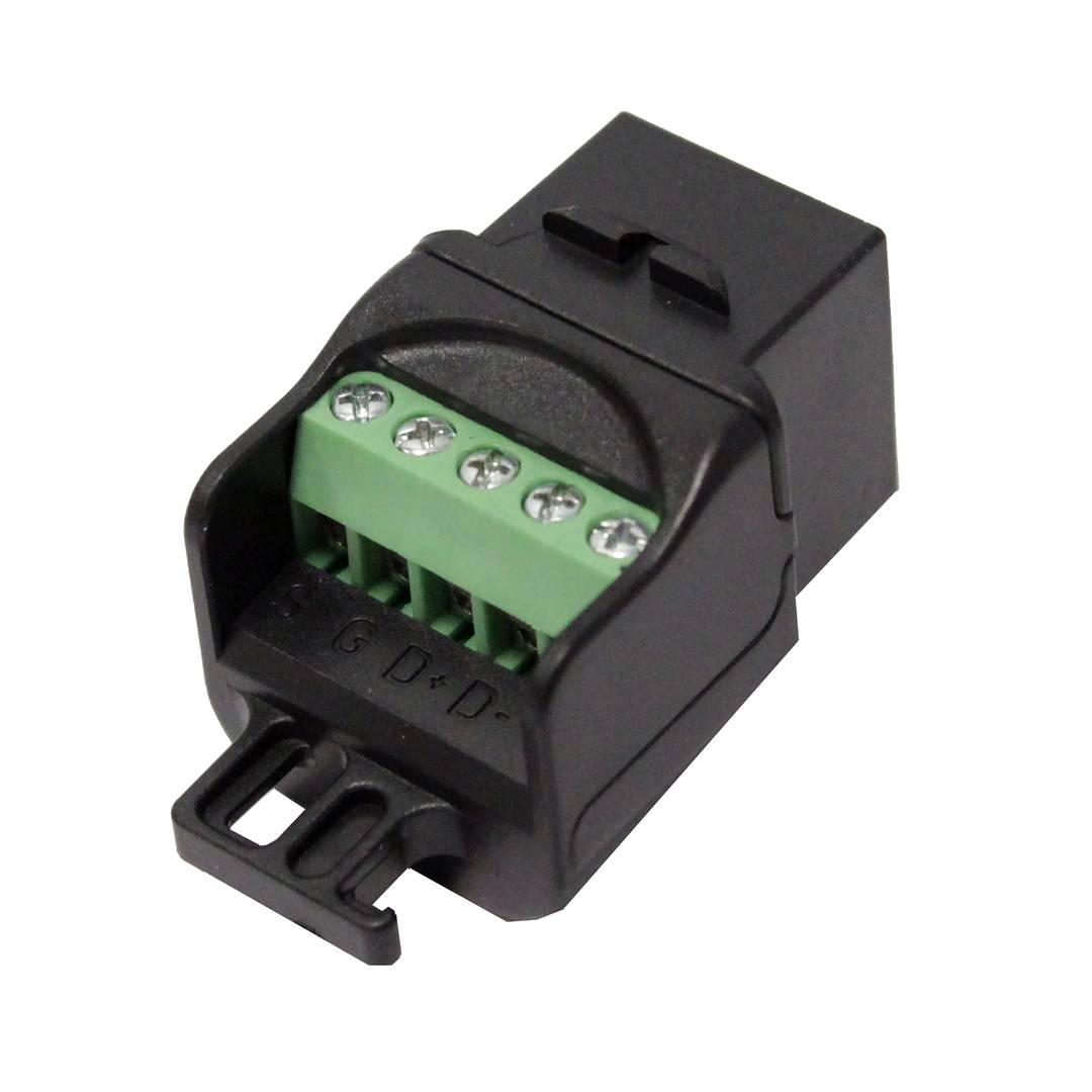 Keystone USB 2.0 A female to terminal block 5-pin for patch panel frame 110