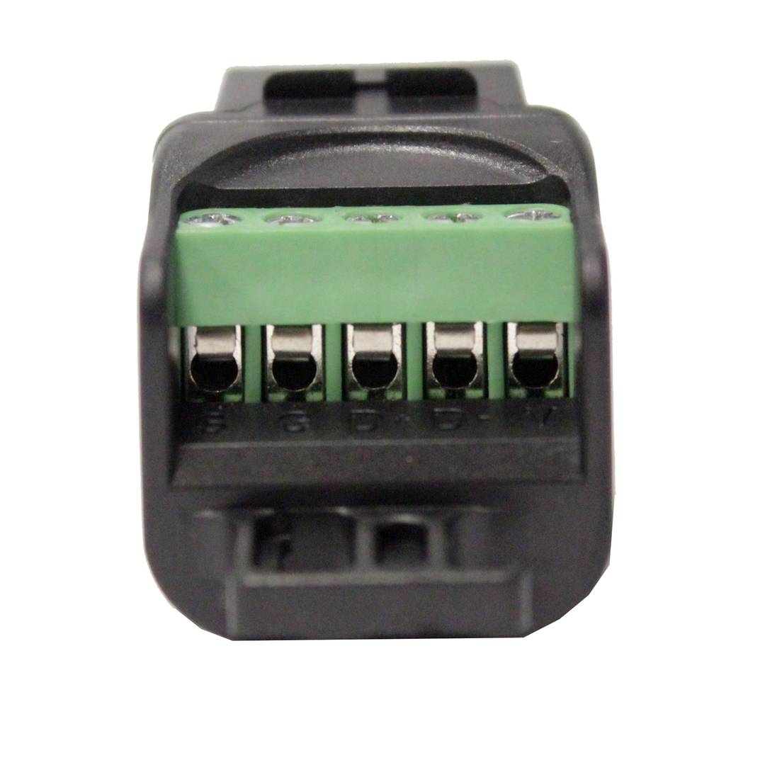 Keystone USB 2.0 A female to terminal block 5-pin for patch panel frame 110
