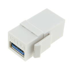 Keystone USB 3.0 A female naar A female voor patchpaneel met 110 frame
