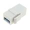 Keystone USB 3.0 A fêmea para A fêmea para Patch Panel quadro 110