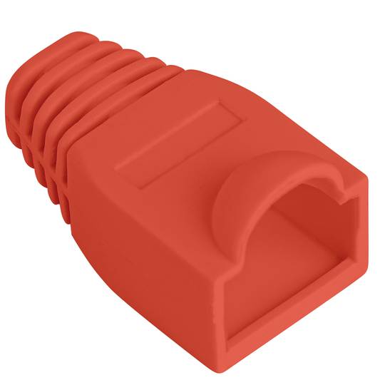 Cache en caoutchouc Lanberg pour connecteur RJ45, rouge Lot de 100 unités