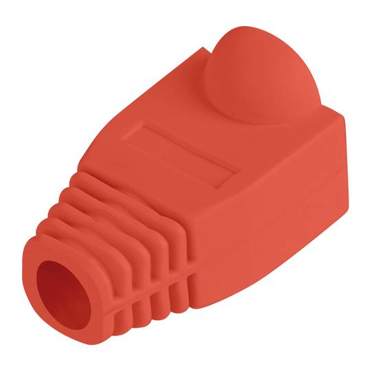 Cache en caoutchouc Lanberg pour connecteur RJ45, rouge Lot de 100 unités