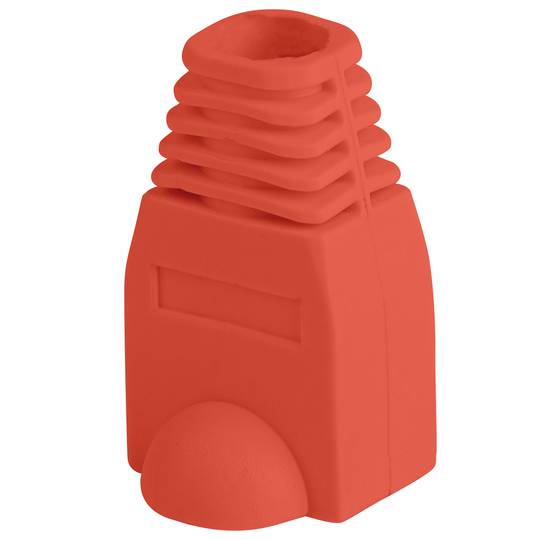 Cache en caoutchouc Lanberg pour connecteur RJ45, rouge Lot de 100 unités