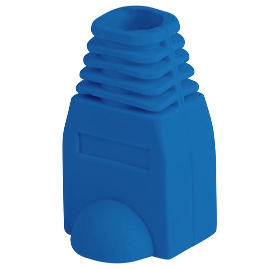 Copertura in gomma Lanberg per connettore RJ45, blu Confezione da 100 unità