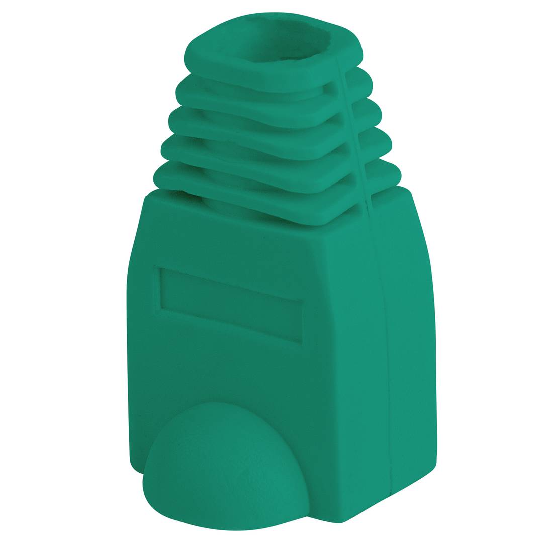 Coberta de goma Lanberg per a connector RJ45 de color verd Pack de 100uds